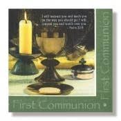 Table Napkins: First Communion Pkt 20 2 Ply - Divinity